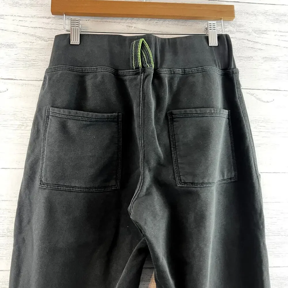 Free People NWT On the Road Dark Gray Jogger Pants Size S